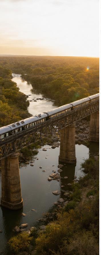 Kruger Shalati - The Train on the Bridge