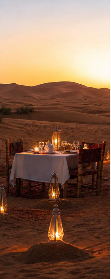 Desert Luxury Camp Dining