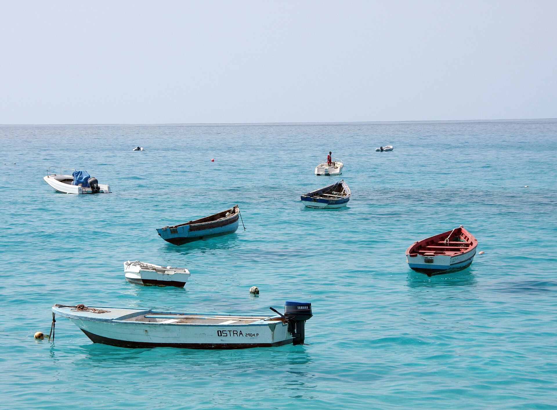 Fishing boats Santa Maria, Sal, Cape Verde (4334013911)